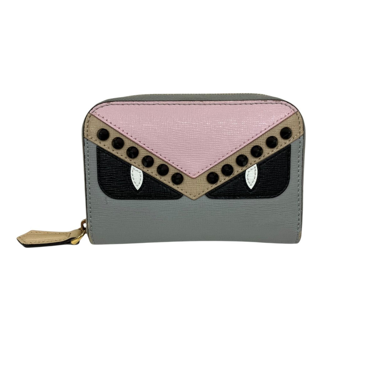 【中古】FENDI　コンパクトウォレット 7M0169 ベージュ 【120726】（フェンディ）｜ブランド古着のカインドオル