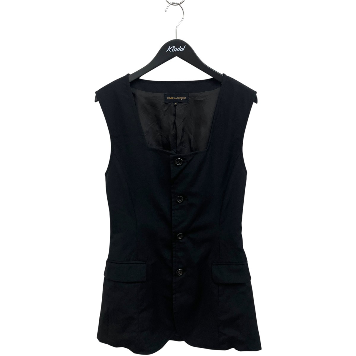 【中古】COMME des GARCONS　ベスト ブラック サイズ：M 【130726】（コムデギャルソン）｜ブランド古着のカインドオル