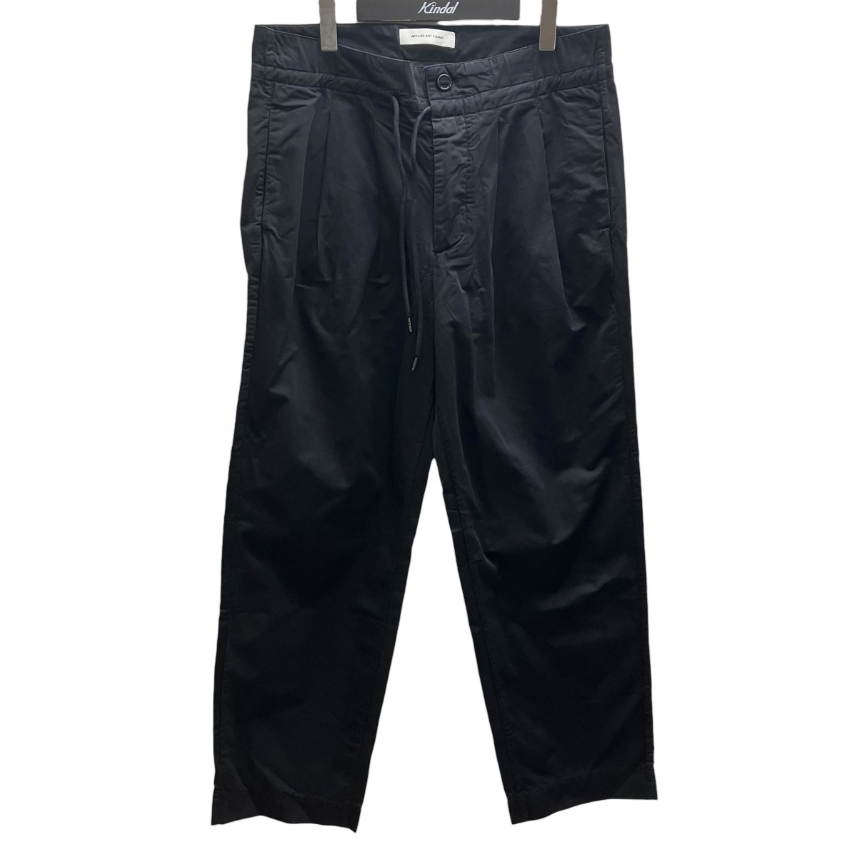 【中古】APPLIED ART FORMS　Pleated Pant 2タックパンツ ブラック サイズ：L 【130726】（）｜ブランド古着のカインドオル 21,463円