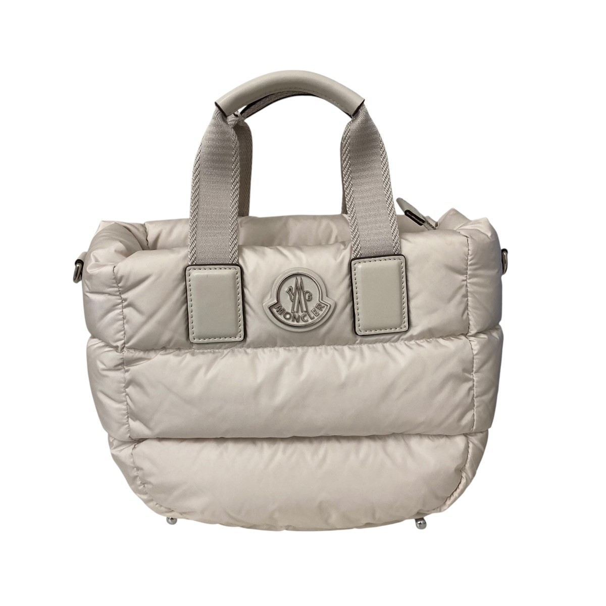 【中古】MONCLER MINI CARADOC 2WAYバッグ ベージュ 【130726】(モンクレール)|ブランド古着のカインドオル