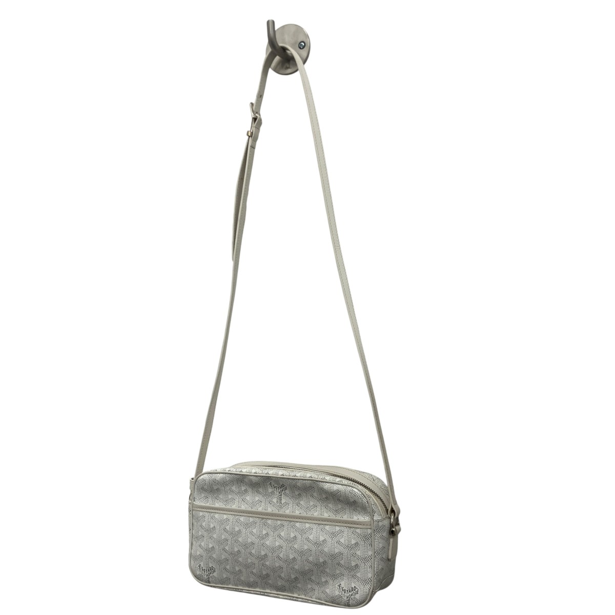 【中古】GOYARD ショルダーバッグ カップヴェール ホワイト 【130726】(ゴヤール)|ブランド古着のカインドオル
