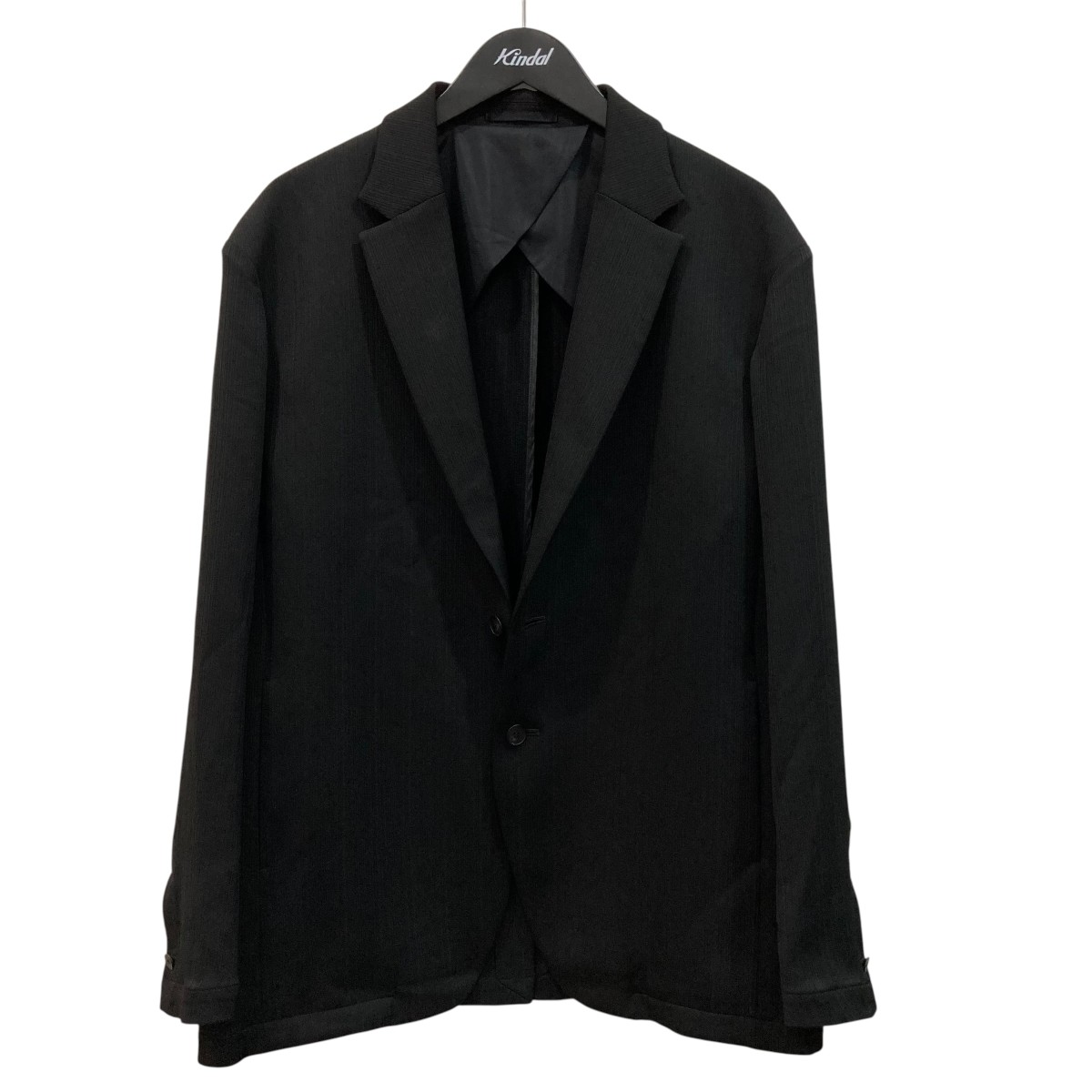 【中古】THE TOKYO　Art Pique Box Jacket By KAZUYUKI KUMAGAI テーラードジャケット 265553062 ブラック サイズ：48 【140726】（ザ トウキョウ）｜ブランド古着のカインドオル