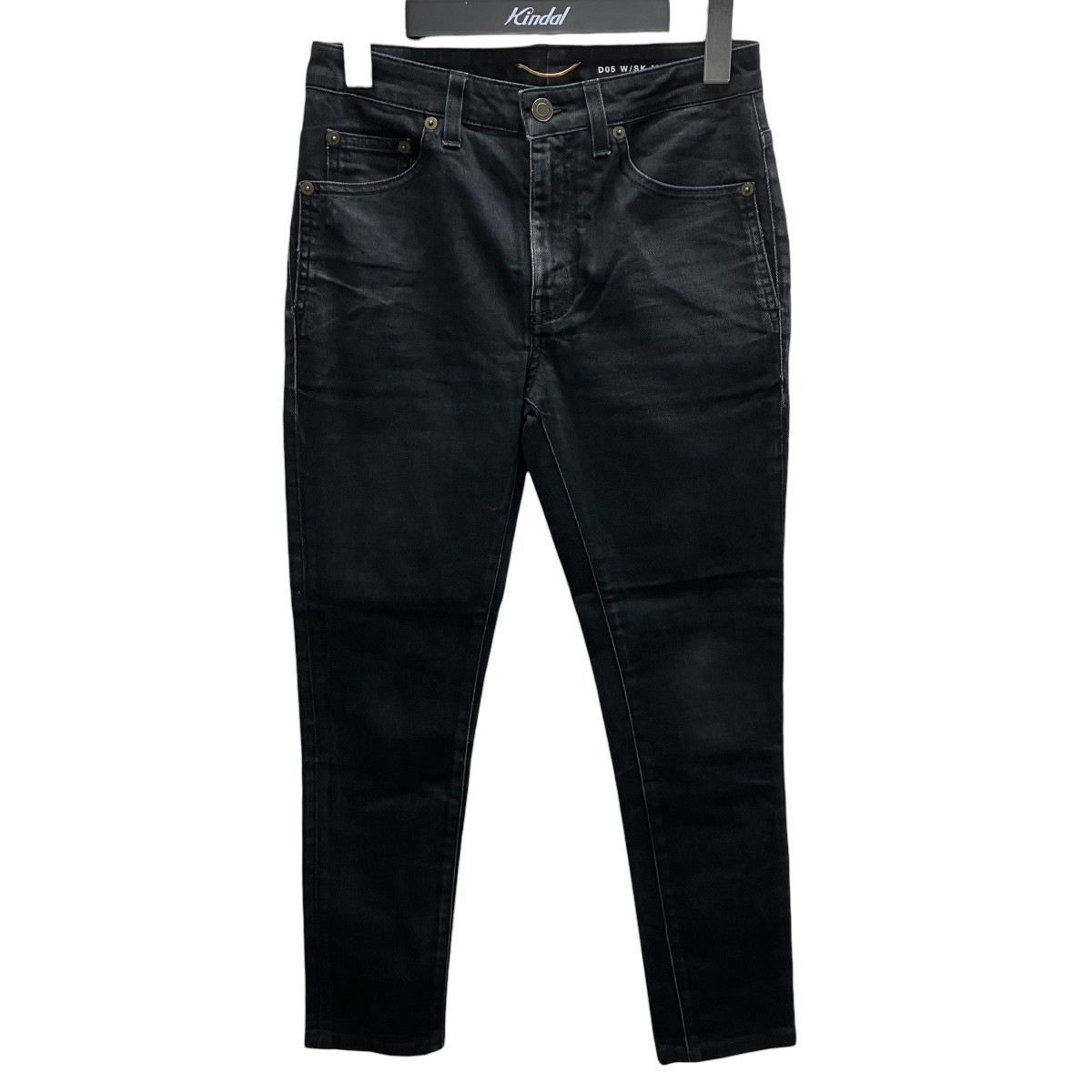 【中古】Saint Laurent Paris デニムパンツ ブラック サイズ:26 【140726】(サンローランパリ)|ブランド古着のカインドオル