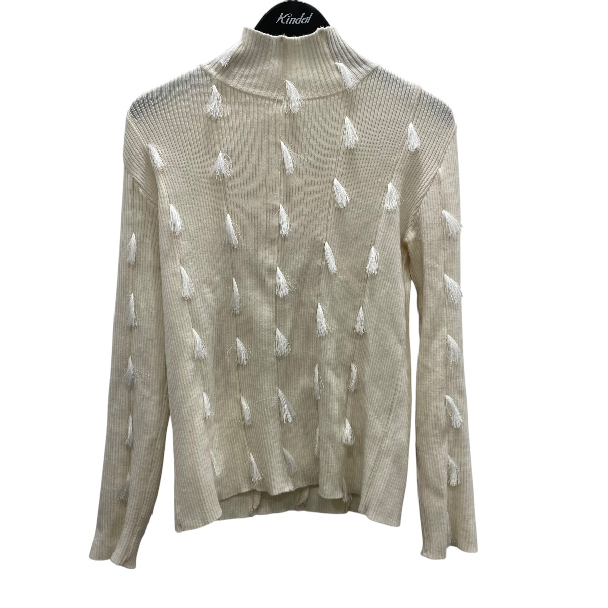 【中古】AKIRA NAKA　厚手ニット AW2225IV ベージュ サイズ：2 【150726】（アキラナカ）｜ブランド古着のカインドオル