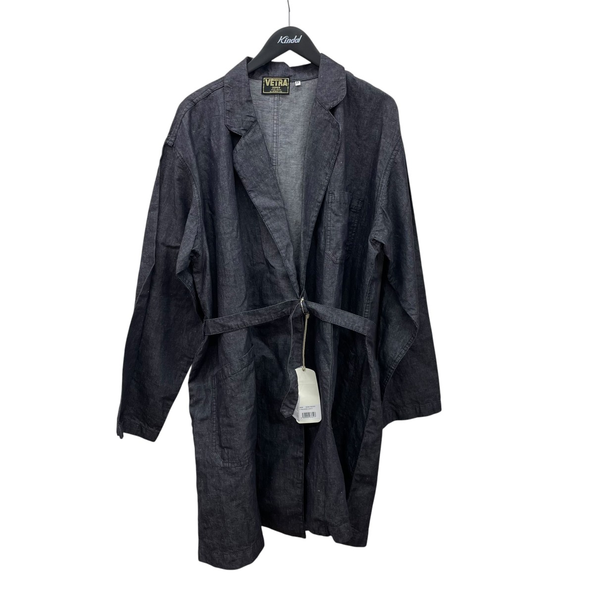 【中古】VETRA　ガウンジャケット ブラック サイズ：44 【150726】（べトラ）｜ブランド古着のカインドオル