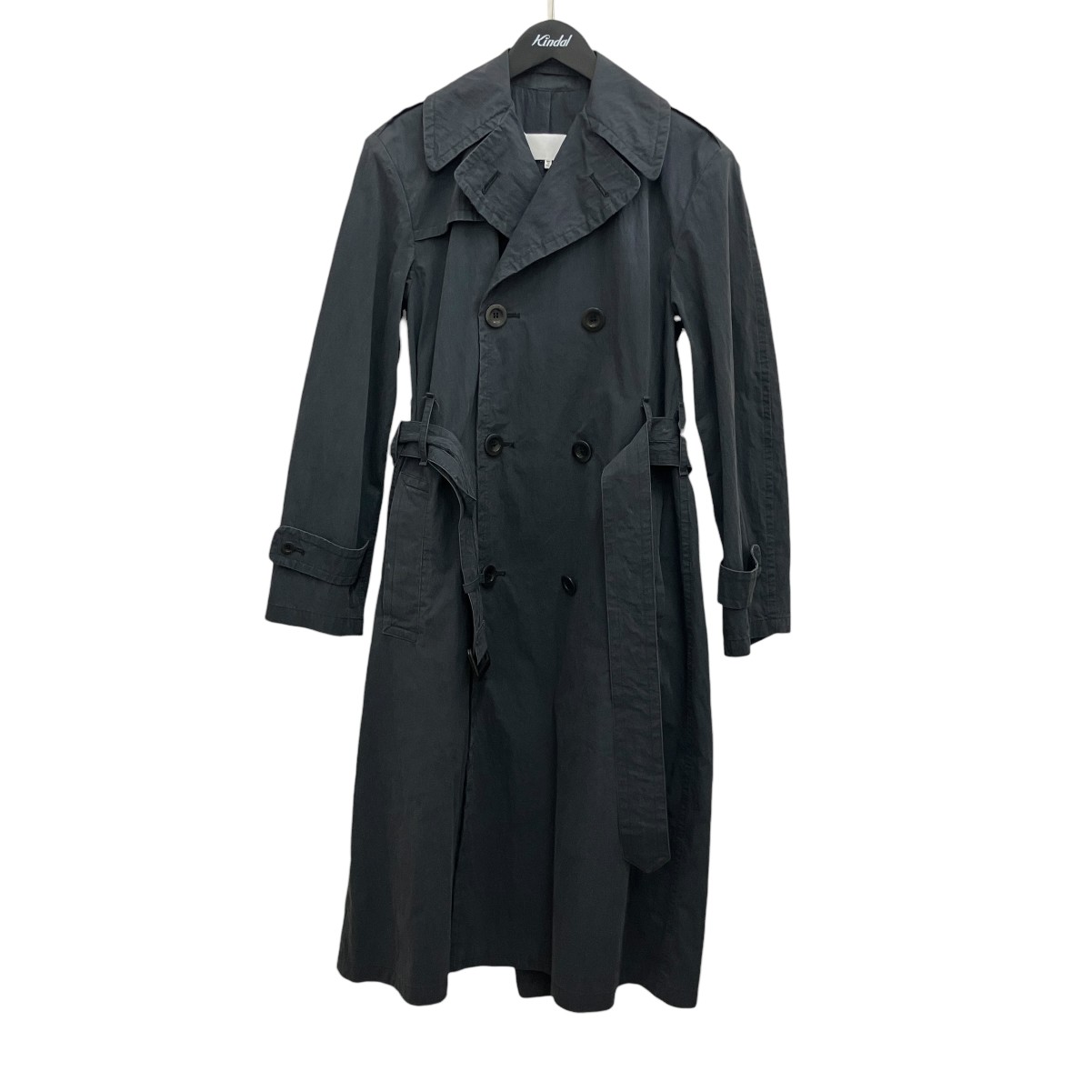 【中古】Martin Margiela ダブルコート S67AH0036 チャコールグレー サイズ:40 【150726】(マルタンマルジェラ)|ブランド古着のカインドオル