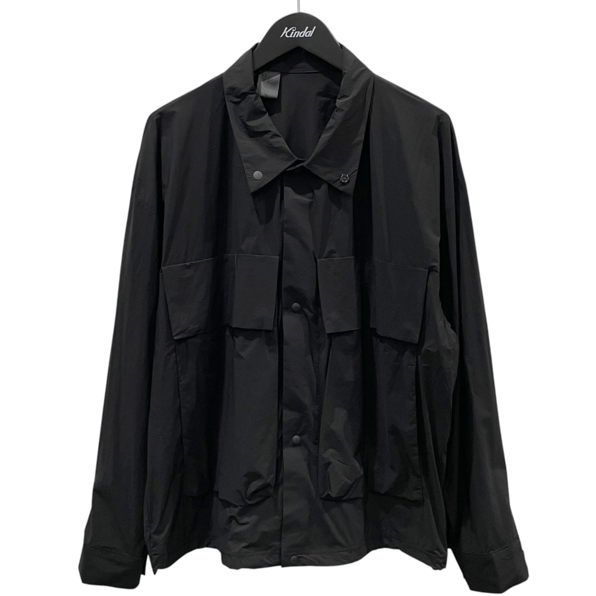 【中古】N.HOOLYWOOD 25SS ビッグポケットライトジャケット BLOUSON ブルゾン 2251-BL05-005 ブラック サイズ:38 【150726】(エヌハリウッド)|ブランド古着のカインドオル