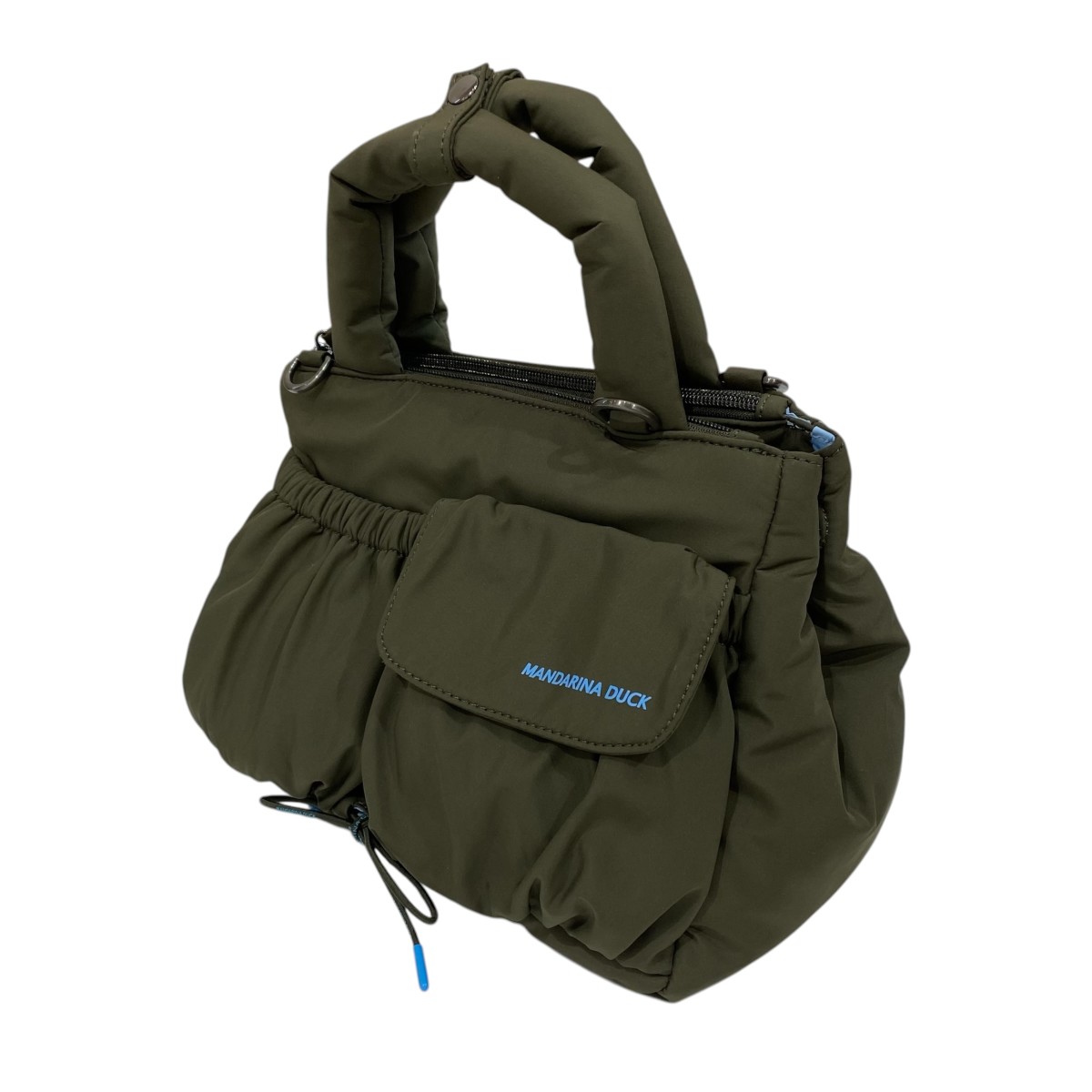 【中古】MANDARINA DUCK BUMP 2WAYトートバッグ 8UT45647K261 カーキ 【150726】(マンダリナダック)|ブランド古着のカインドオル
