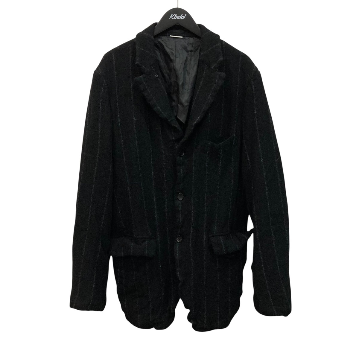 【中古】COMME des GARCONS HOMME DEUX　テーラードジャケット DPJ026 ブラック サイズ：XL 【160726】（コムデギャルソンオムドゥ）｜ブランド古着のカインドオル 39,754円