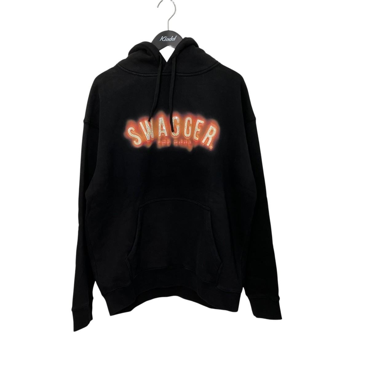 【中古】SWAGGER　プルオーバーパーカー SWG25-HO02 ブラック サイズ：L 【160726】（スワッガー）｜ブランド古着のカインドオル