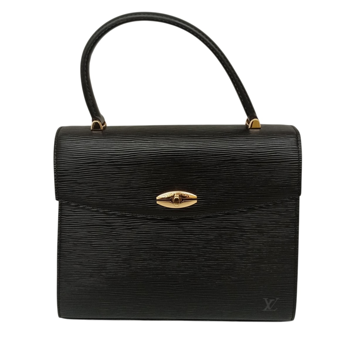 【中古】LOUIS VUITTON マルゼルブ ハンドバッグ M52372 ブラック 【170726】(ルイヴィトン)|ブランド古着のカインドオル