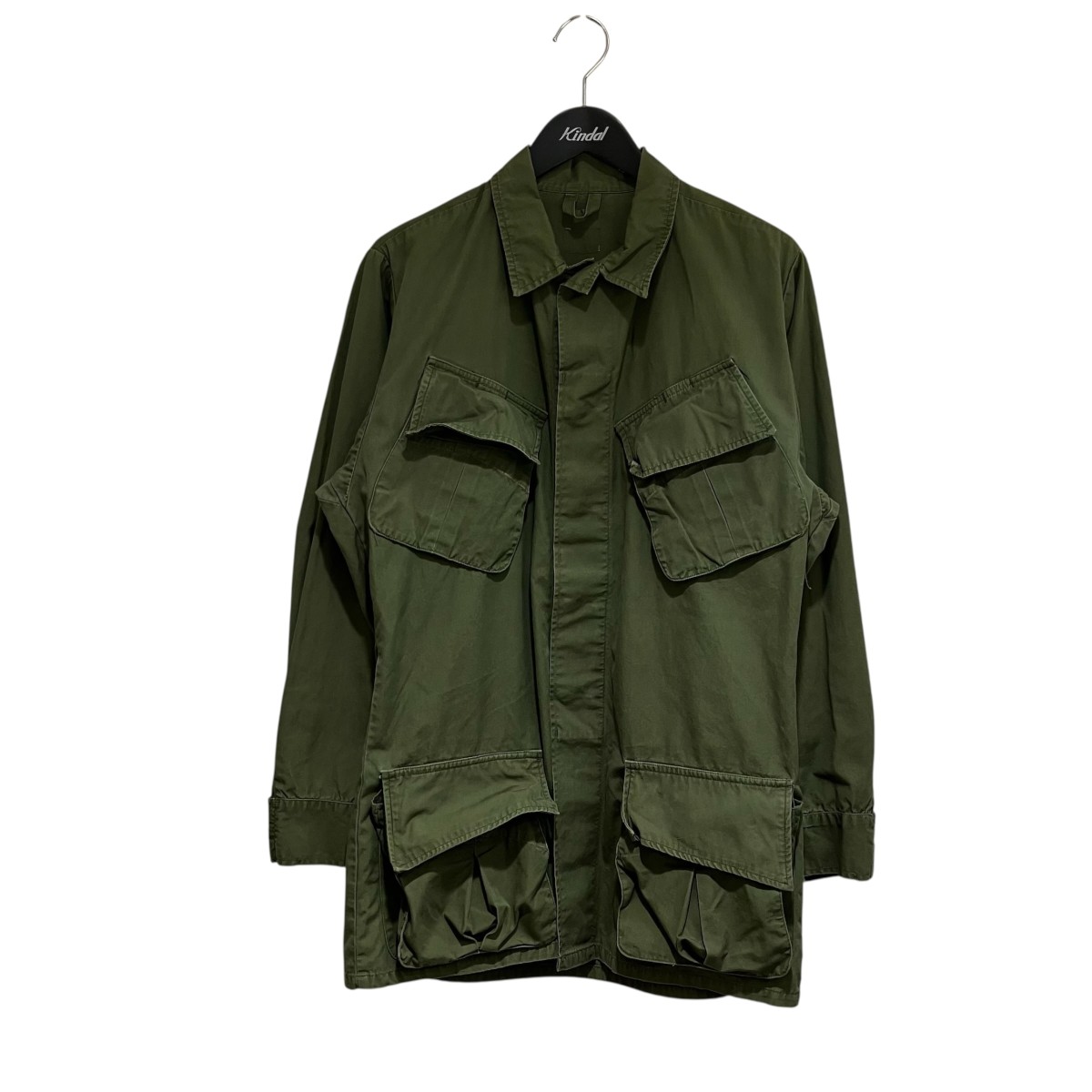 【中古】VINTAGE　60&rsquo;S US ARMY 3RD typeジャングルファティーグジャケット ミリタリージャケット オリーブ サイズ：記載なし 【170726】（ヴィンテージ）｜ブランド古着のカインドオル