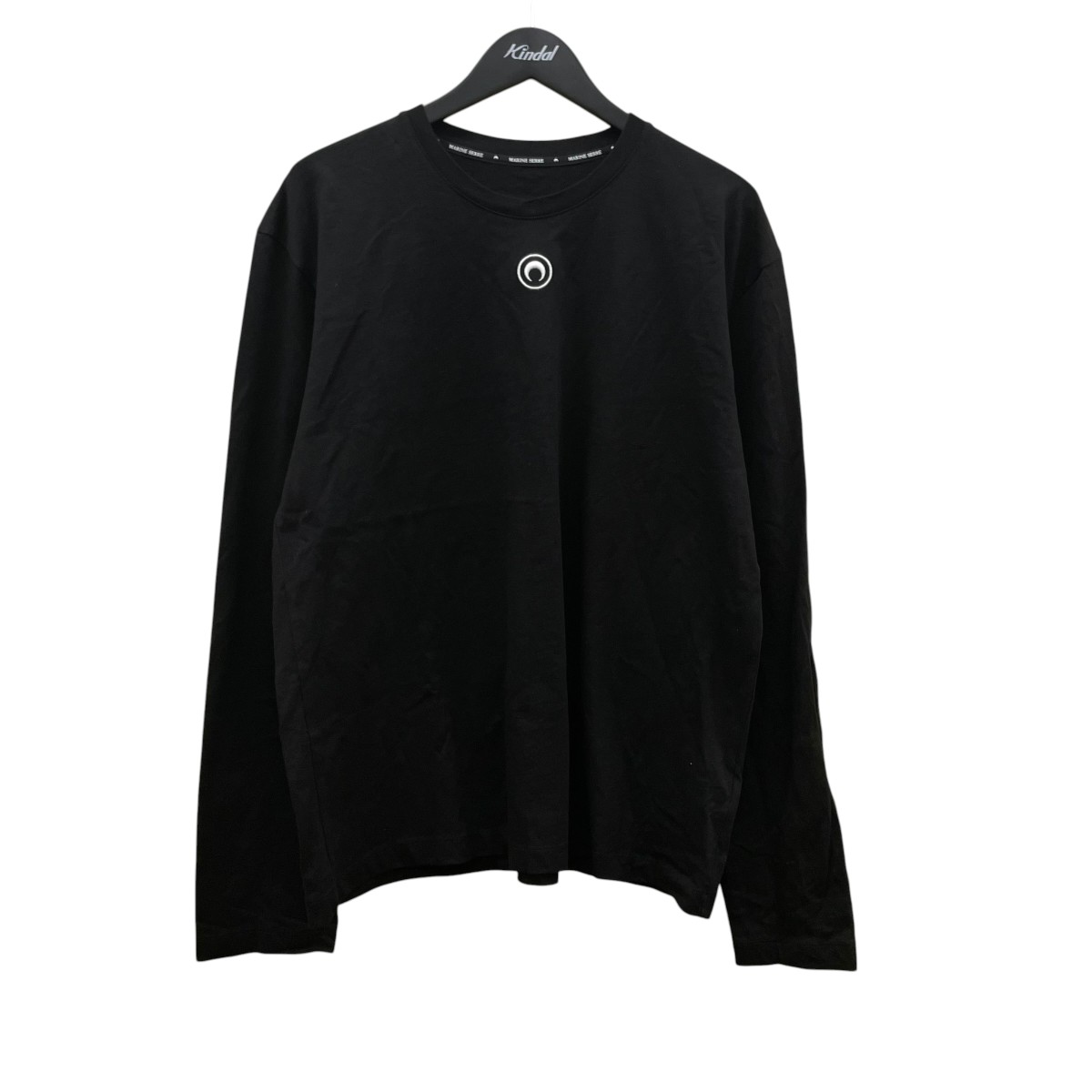 【中古】marine serre　ロングスリーブTシャツ ブラック サイズ：L 【170726】（マリーンセル）｜ブランド古着のカインドオル