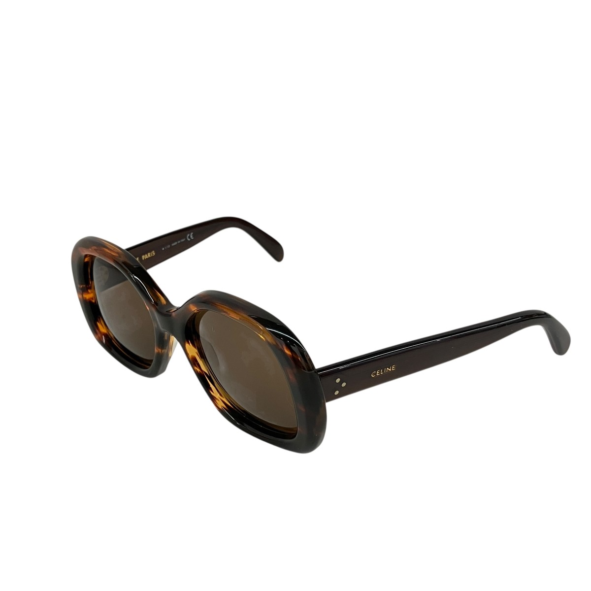 【中古】CELINE サングラス CL40163I ブラウン サイズ:55□19 145 【170726】(セリーヌ)|ブランド古着のカインドオル