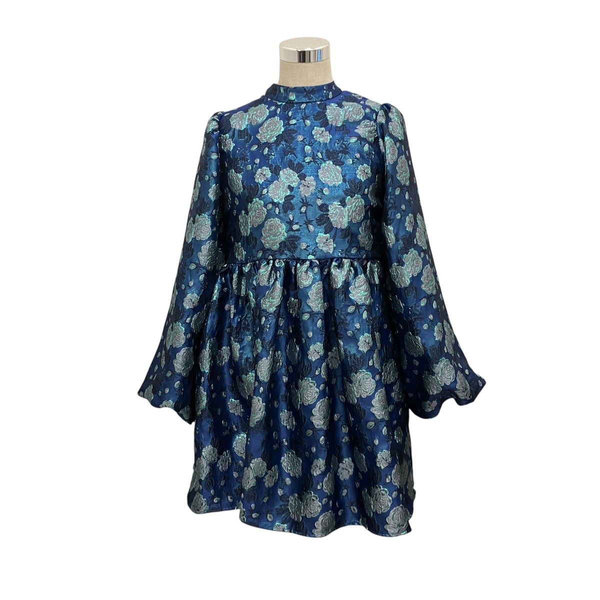 【中古】DREAM Sister Jane 【SPOTLIGHT JACQUARD MINI DRESS】 ワンピース 32SK03DRD675BLE ブルー サイズ:S 【170726】(ドリームシスター ジェーン)|ブランド古着のカインドオル