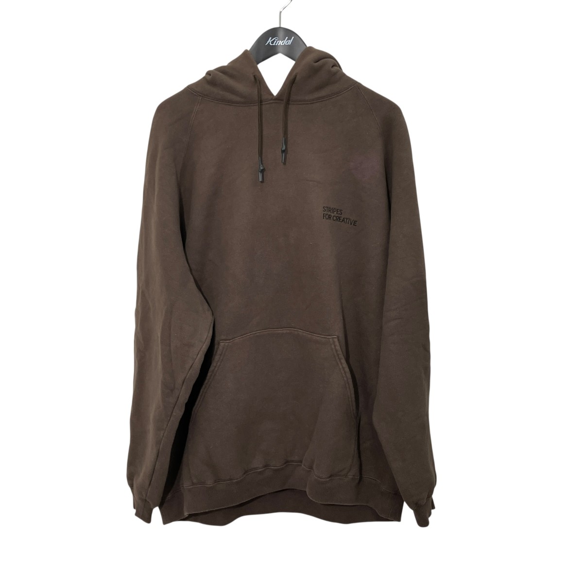 【中古】Stripes For Creative　プルオーバーパーカー ブラウン サイズ：XL 【170726】（ストライプ フォー クリエイティブ）｜ブランド古着のカインドオル