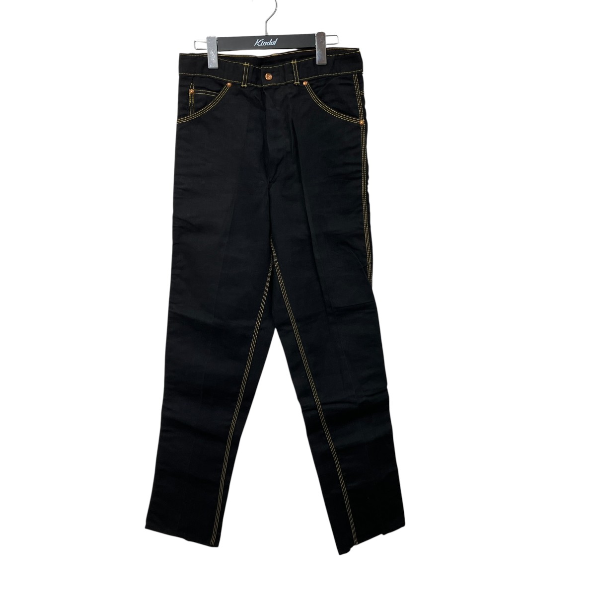 【中古】SANFORIZED　50`S JSB ストレートパンツ ブラック&times;イエロー サイズ：28 【170726】（サンフォライズド）｜ブランド古着のカインドオル 15,862円