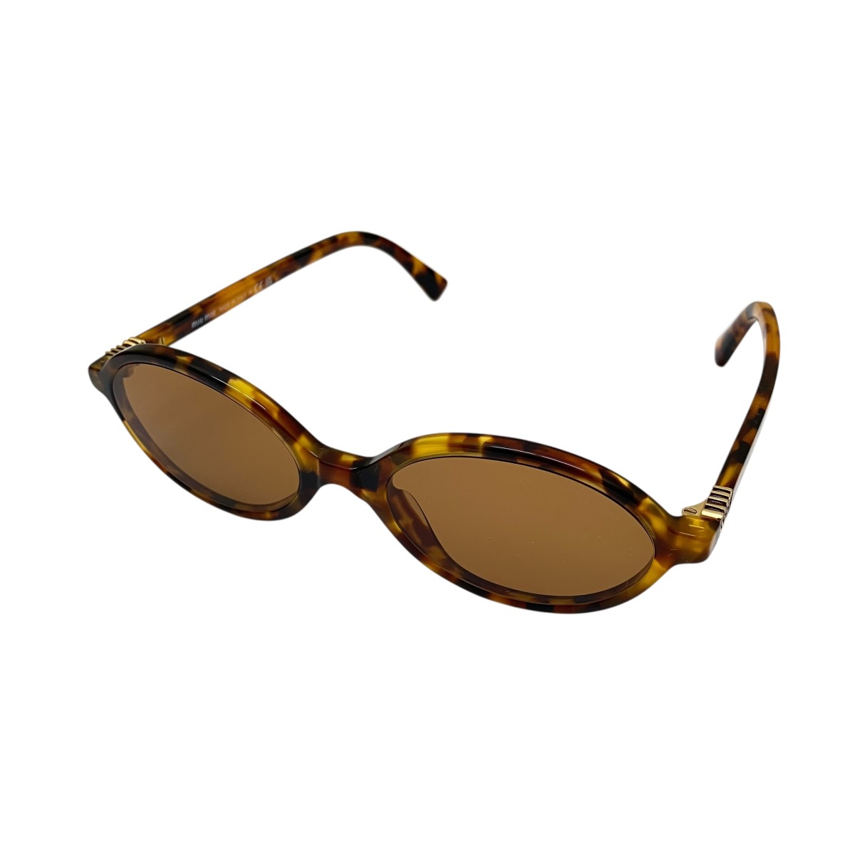 【中古】MIU MIU 11 サングラス フレームカラー:ブラウン サイズ:50口18 【180726】(ミュウミュウ)|ブランド古着のカインドオル