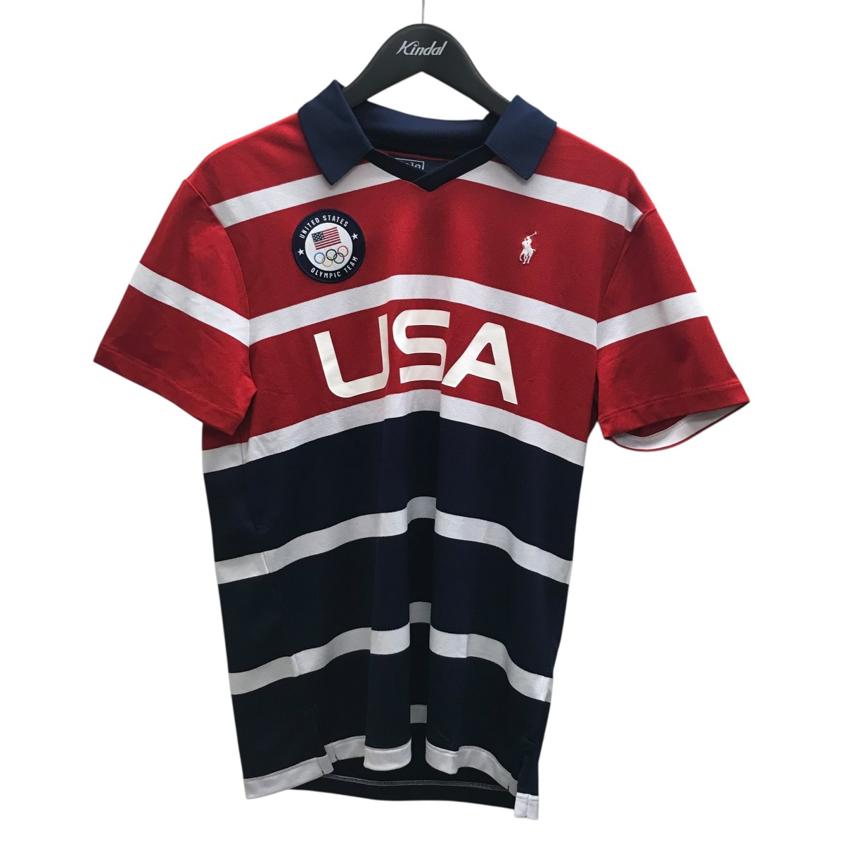 【中古】RALPH LAUREN ポロシャツ レッド サイズ:S 【180726】(ラルフローレン)|ブランド古着のカインドオル
