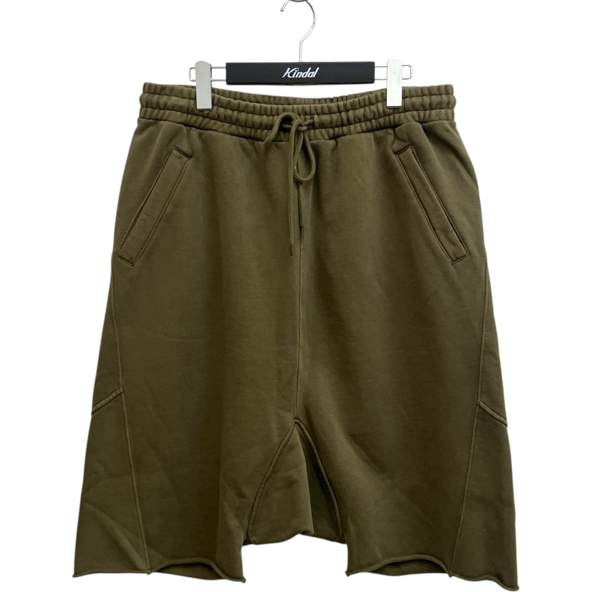 【中古】ENTIRE STUDIOS 25SS HEAVY DROP SHORT ハーフパンツ ES2256 カーキ サイズ:M 【180726】(エンタイアスタジオ)|ブランド古着のカインドオル