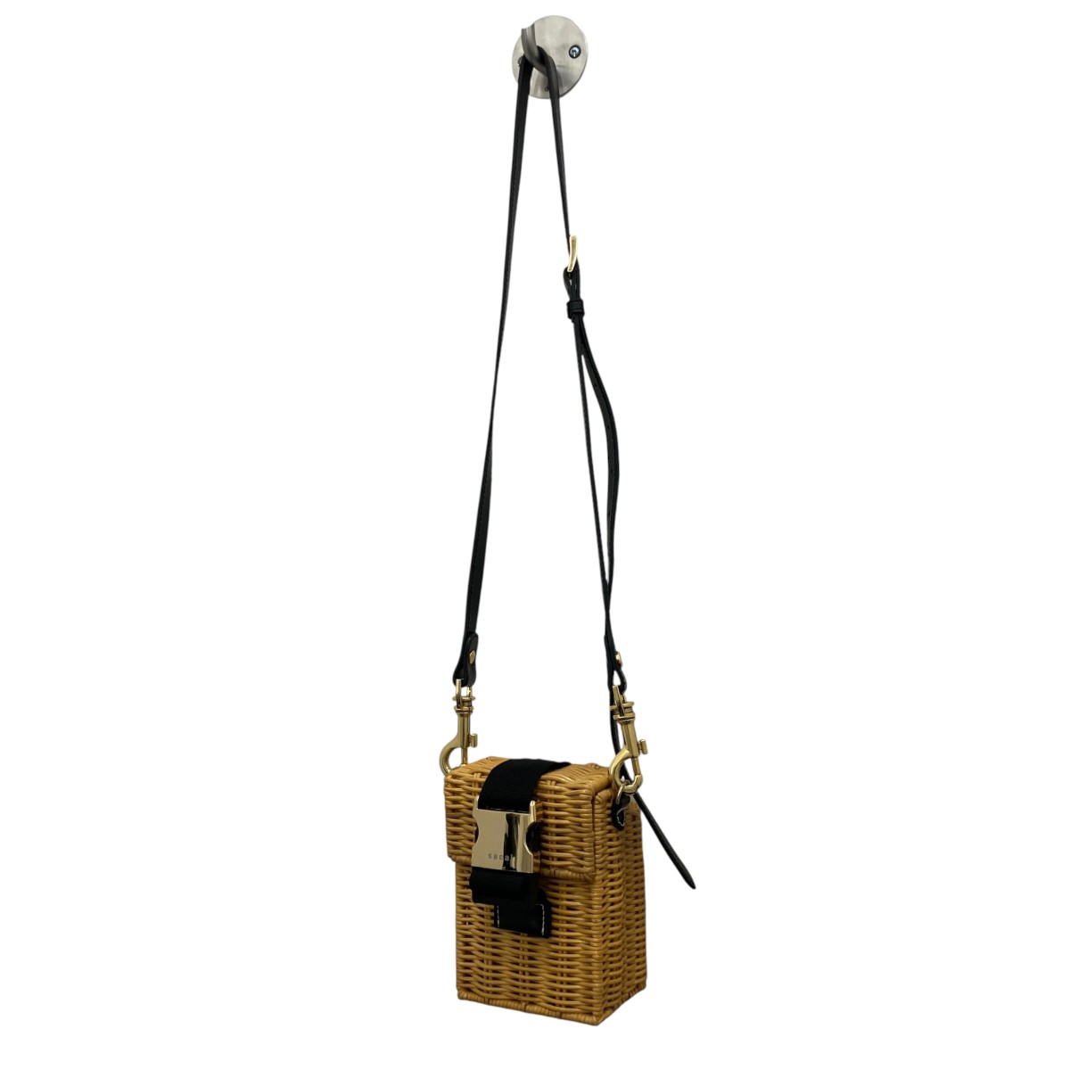 【中古】sacai 22SS 【MOBILE BASKET】 カゴバッグ キャラメルブラウン 【180726】(サカイ)|ブランド古着のカインドオル