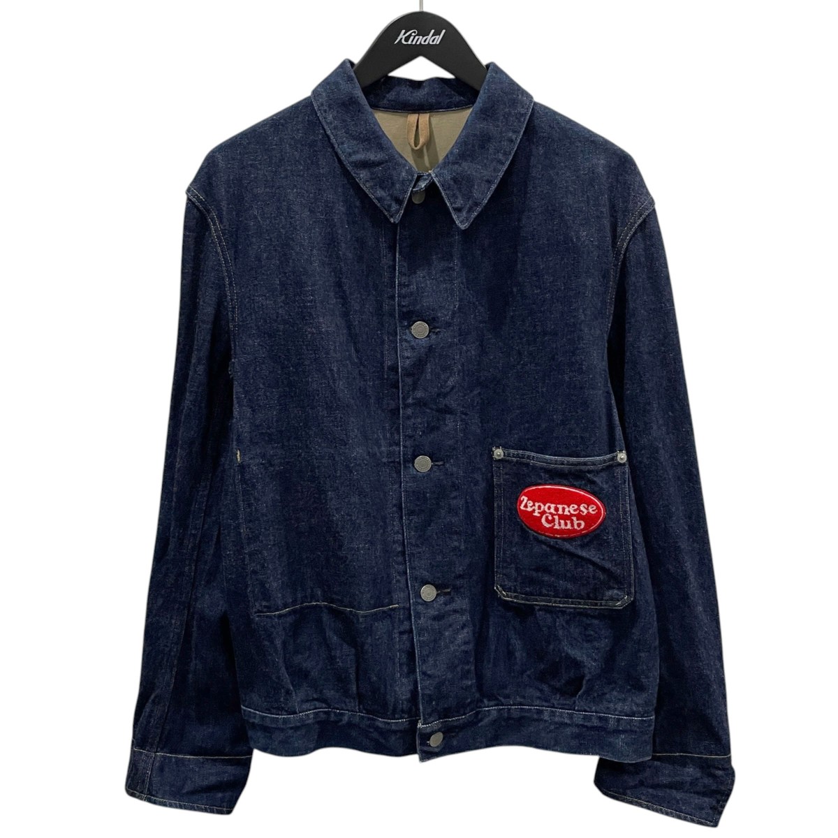【中古】Zepanese Club&times;SCYE BASICS　21SS デニムワークジャケット MPB-0216M 5121-6141 インディゴ サイズ：40 【180726】（ゼパニーズクラブ&times;サイベーシック）｜ブランド古着のカインドオル
