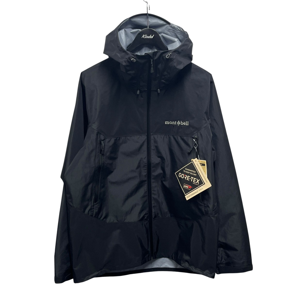 【中古】mont-bell　レイントレッカージャケット 1128729 ブラック サイズ：M 【180726】（モンベル）｜ブランド古着のカインドオル