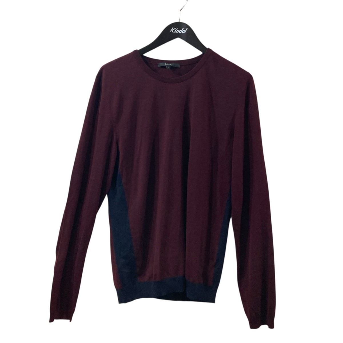 【中古】GUCCI 長袖ニット 387744 ボルドー サイズ:L 【190726】(グッチ)|ブランド古着のカインドオル