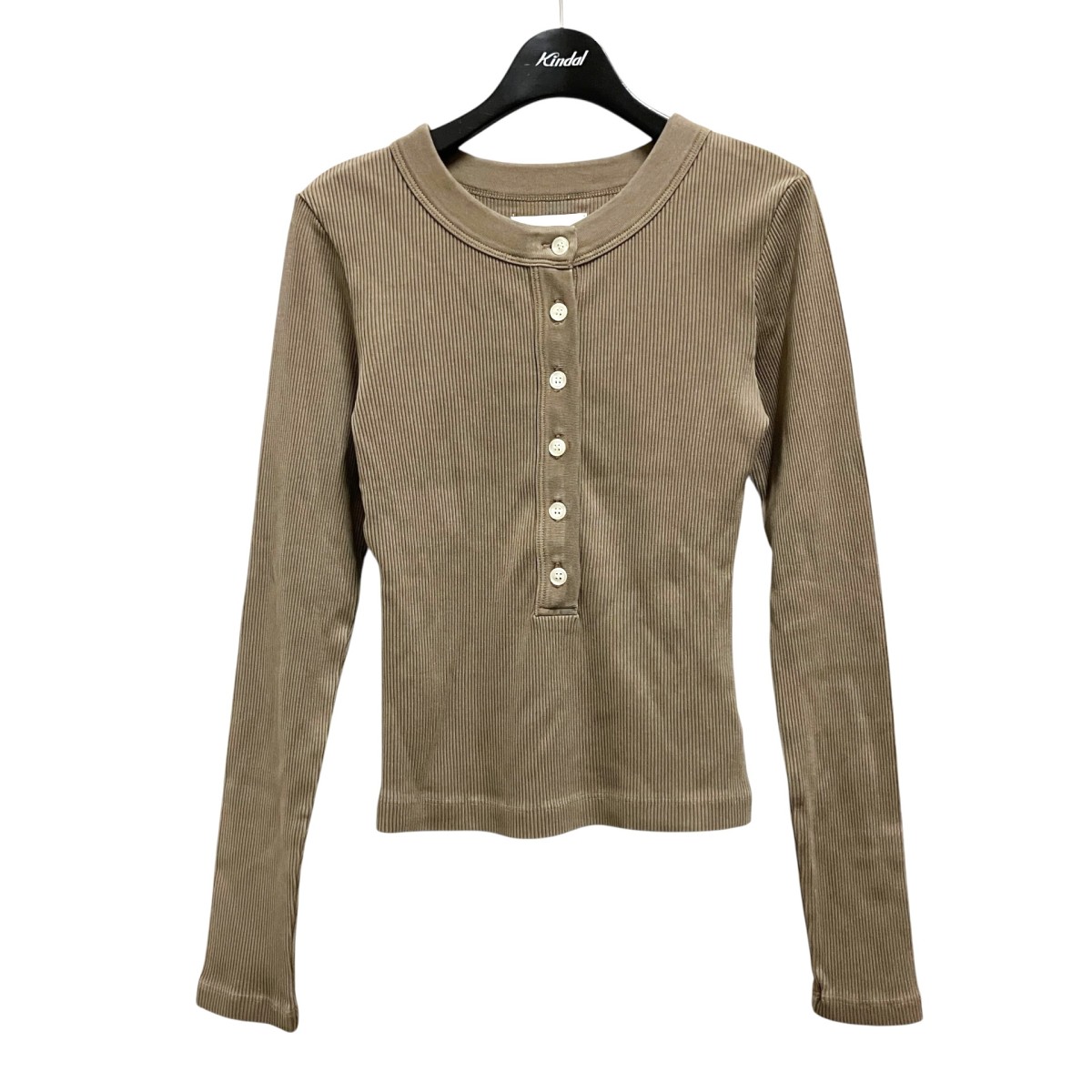 【中古】CITIZENS of HUMANITY varra henley ヘンリーネックカットソー 26 070 510 0029 1 0 ブラウン サイズ:S 【190726】(シチズンズ・オブ・ヒューマニティ)|ブランド古着のカインドオル