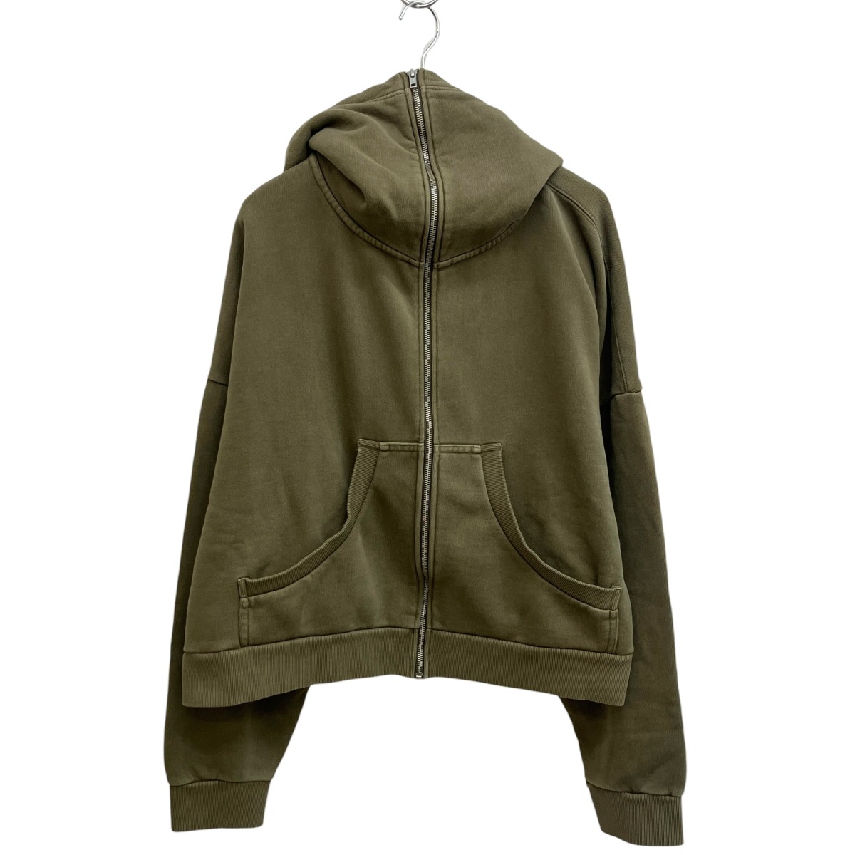 【中古】ENTIRE STUDIOS FULL ZIP ジップパーカー ES2106COM カーキ サイズ:M 【190726】(エンタイアスタジオ)|ブランド古着のカインドオル