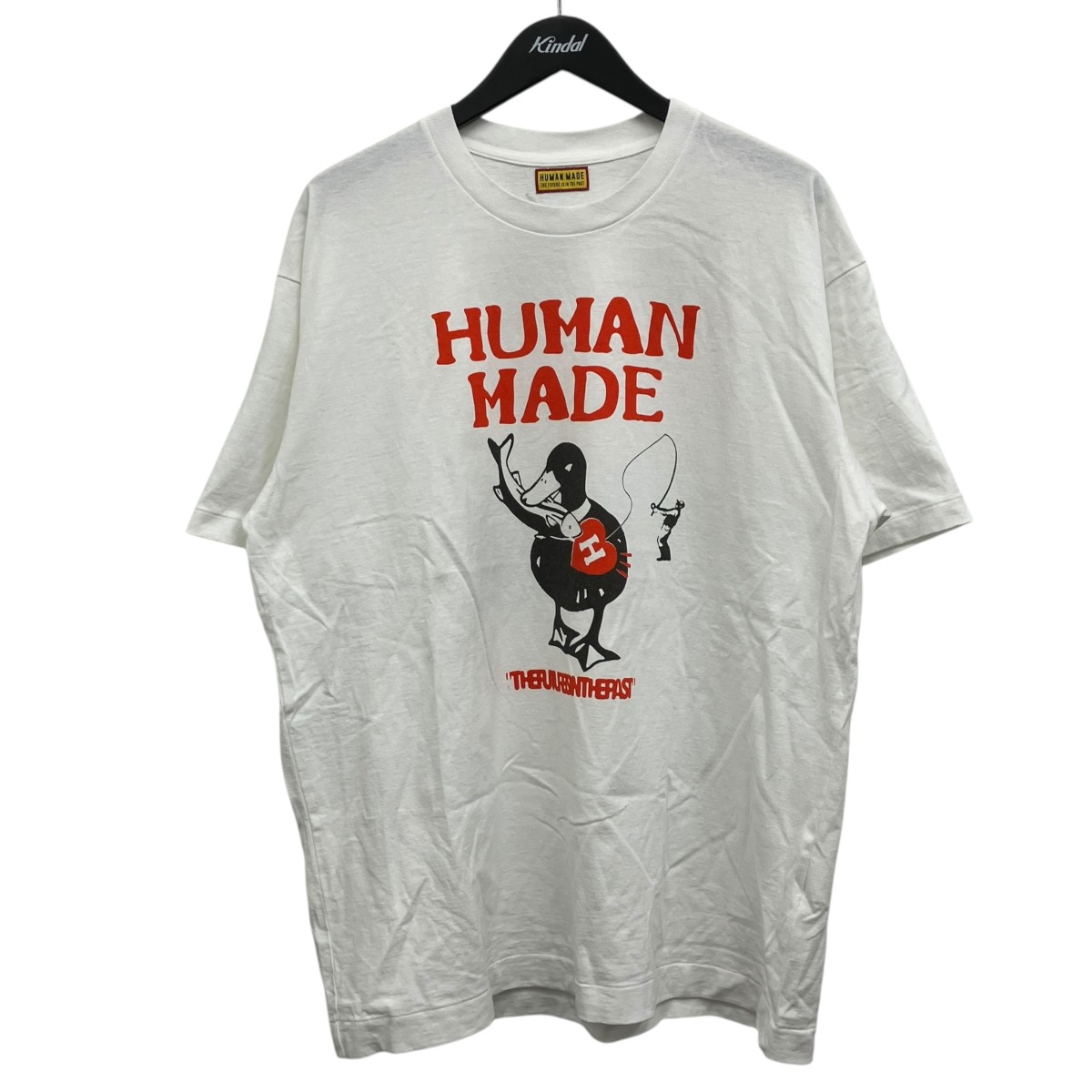 【中古】HUMAN MADE　プリントTシャツ ホワイト サイズ：XL 【190726】（ヒューマンメイド）｜ブランド古着のカインドオル
