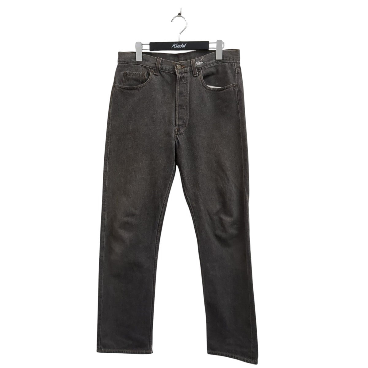 【中古】LEVI’S 501 ボタン裏653 先染め デニムパンツ グレー サイズ:W33L32 【200726】(リーバイス)|ブランド古着のカインドオル