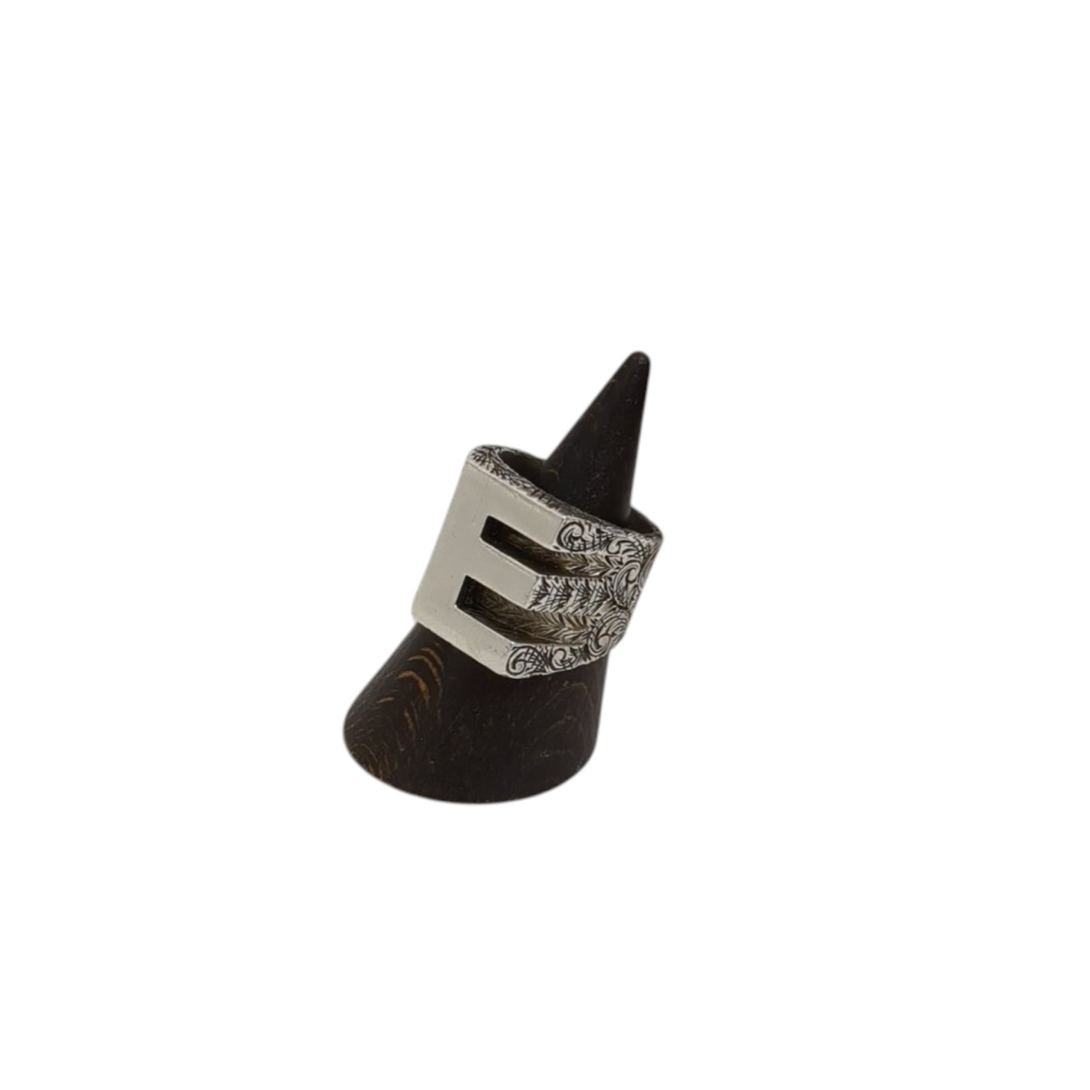【中古】GUCCI　イニシャルリング シルバー 【200726】（グッチ）｜ブランド古着のカインドオル