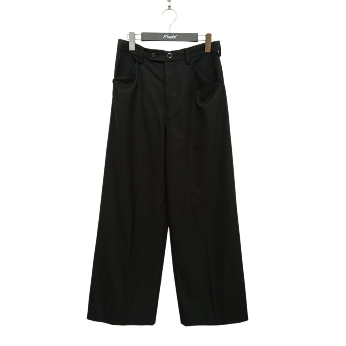 【中古】SUNSEA　STRAIGHT Pants black スラックス ブラック サイズ：2 【210726】（サンシー）｜ブランド古着のカインドオル 28,587円