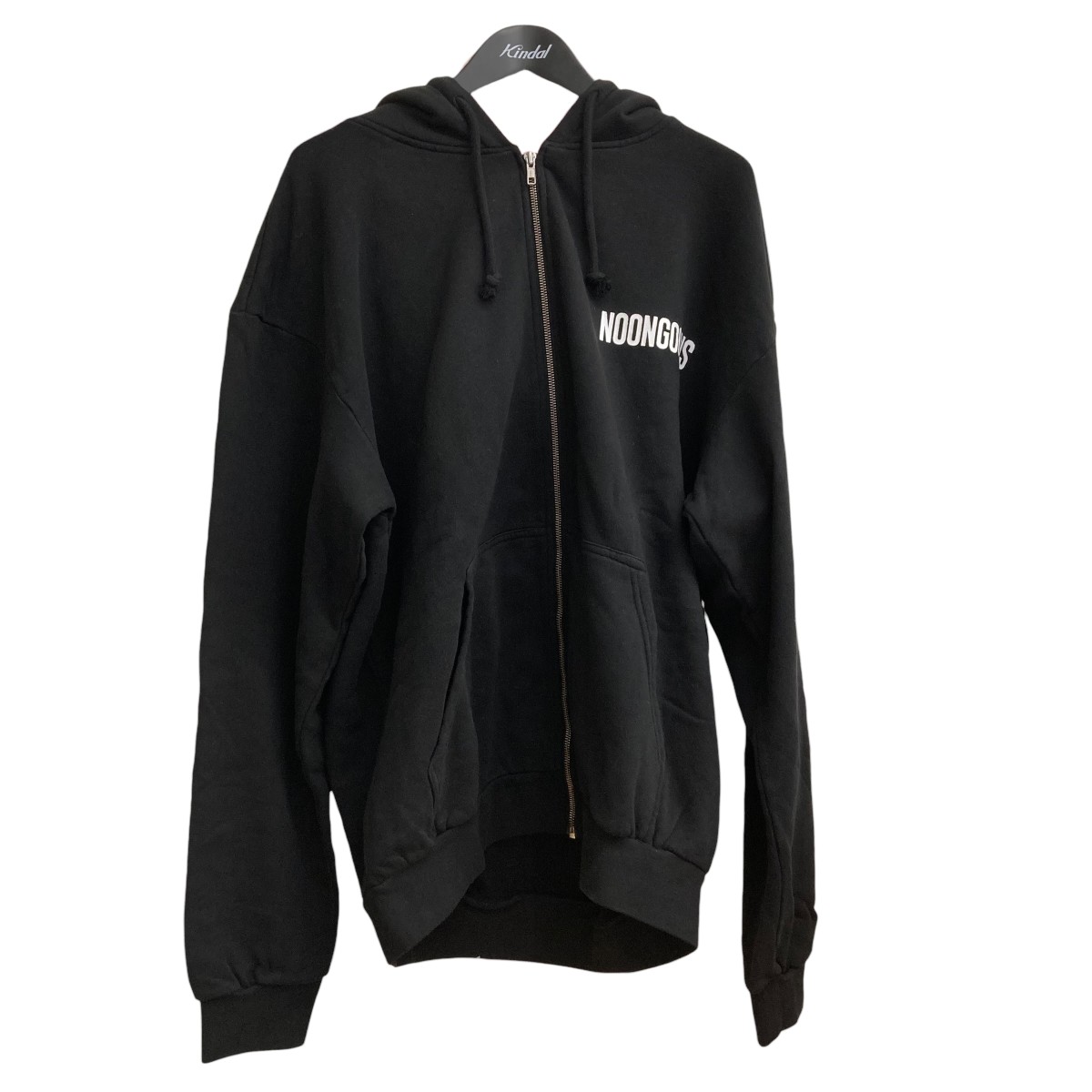 【中古】NOON GOONS NAKEOUT ZIP HOODIE パーカー NGSS23004 ブラック サイズ:XL 【210726】(ヌーン グーンズ)|ブランド古着のカインドオル