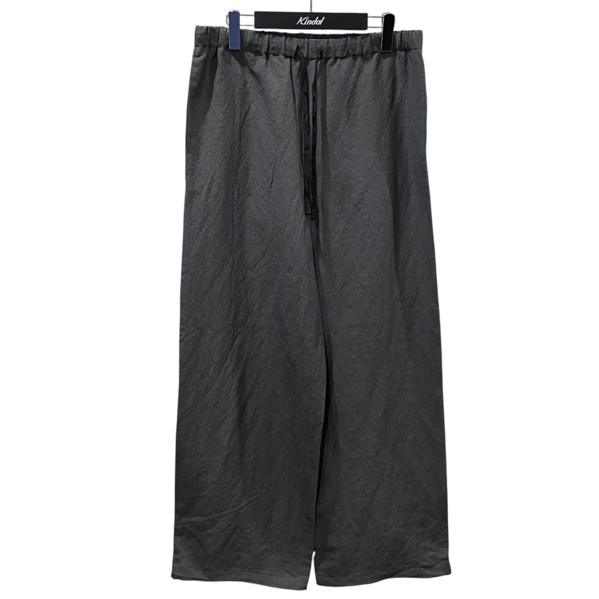 【中古】N.HOOLYWOOD 25SS ウールリネンパンツ WIDE EASY PANTS ワイドイージーパンツ 2251-CP21-001 グレー サイズ:40 【210726】(エヌハリウッド)|ブランド古着のカインドオル