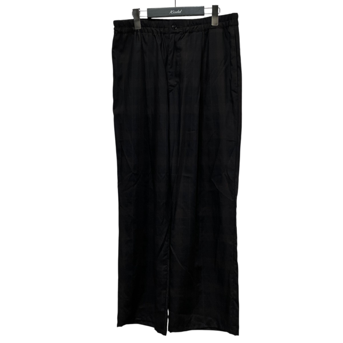 【中古】MAATEE&SONS チェックイージーパンツ MTK6103-0201 ブラック×ブラウン サイズ:1 【210726】(マーティーアンドサンズ)|ブランド古着のカインドオル