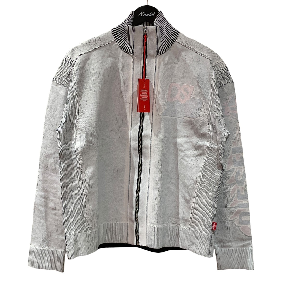 【中古】DIESEL K-DIRTONE ジップジャケット A14912 ホワイト サイズ:XS 【210726】(ディーゼル)|ブランド古着のカインドオル