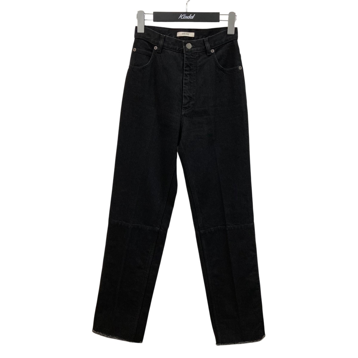 【中古】CELINE　デニムパンツ 21T67523B ブラック サイズ：34 【220726】（セリーヌ）｜ブランド古着のカインドオル