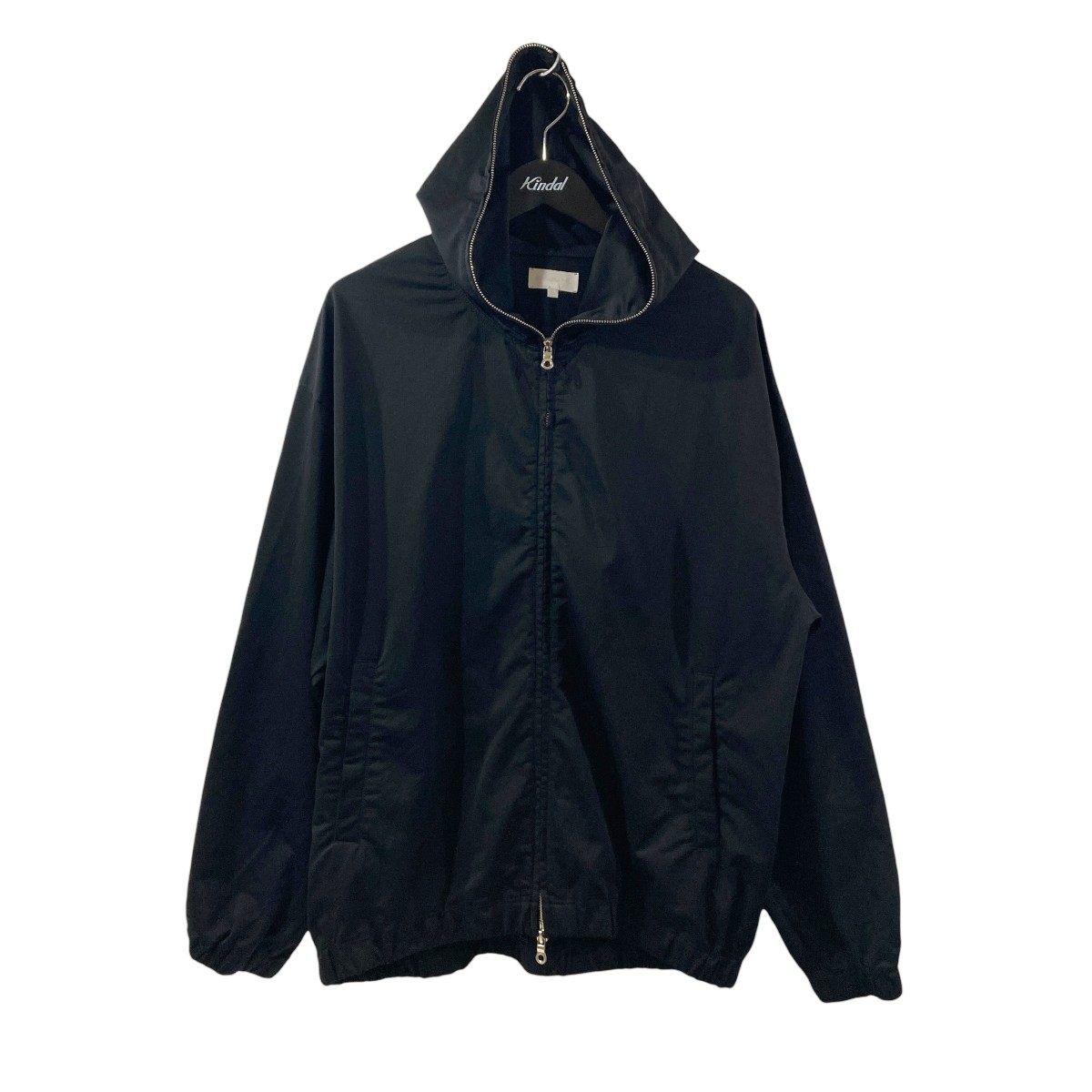 【中古】KANEMASA PHIL. 36G Nylon Hoodie - BLACK DYE ジップパーカー MJ26S-004 ブラック サイズ:M 【220726】(カネマサフィル)|ブランド古着のカインドオル
