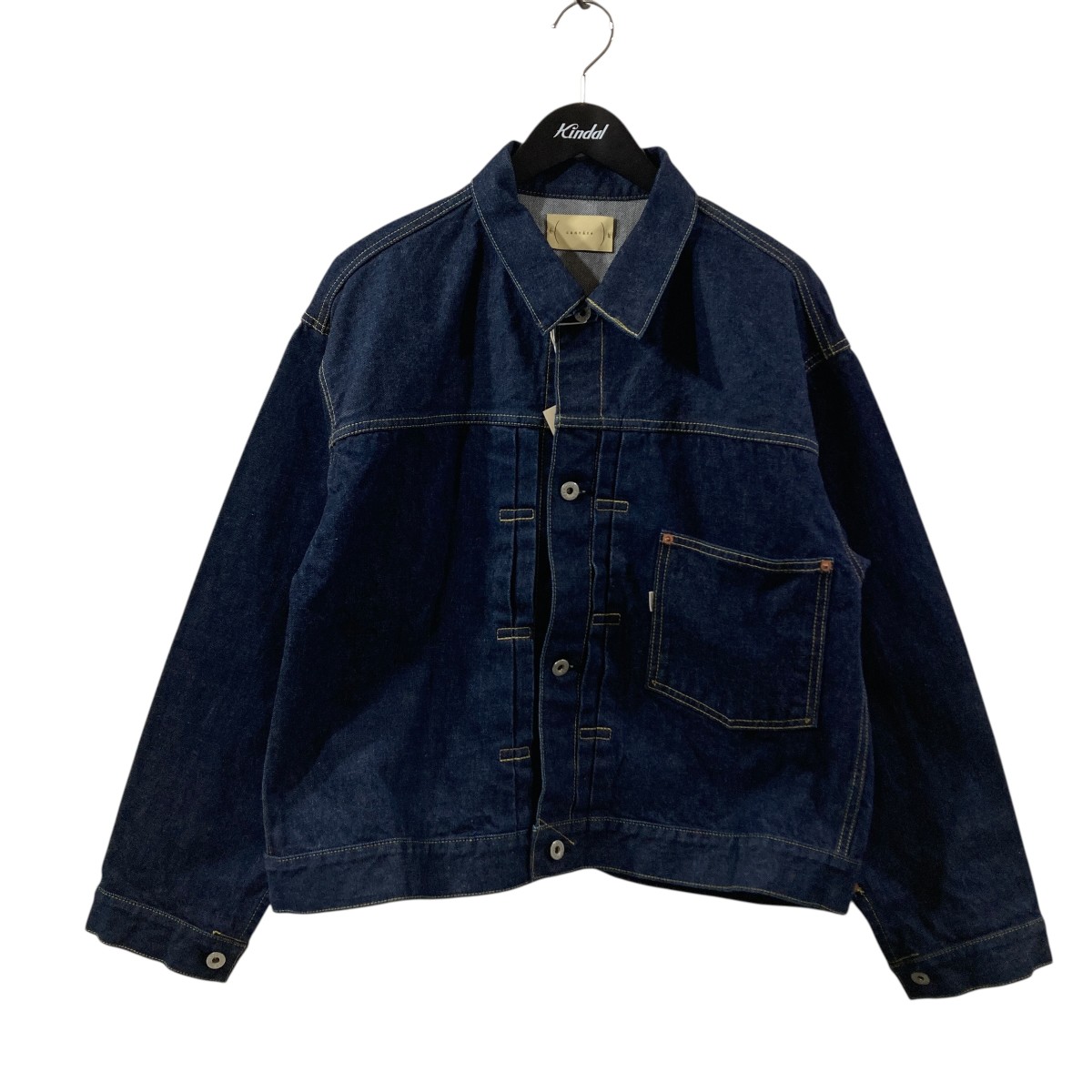 【中古】cantate　デニムジャケット 26SSCA0574 インディゴ サイズ：0 【220726】（カンタータ）｜ブランド古着のカインドオル