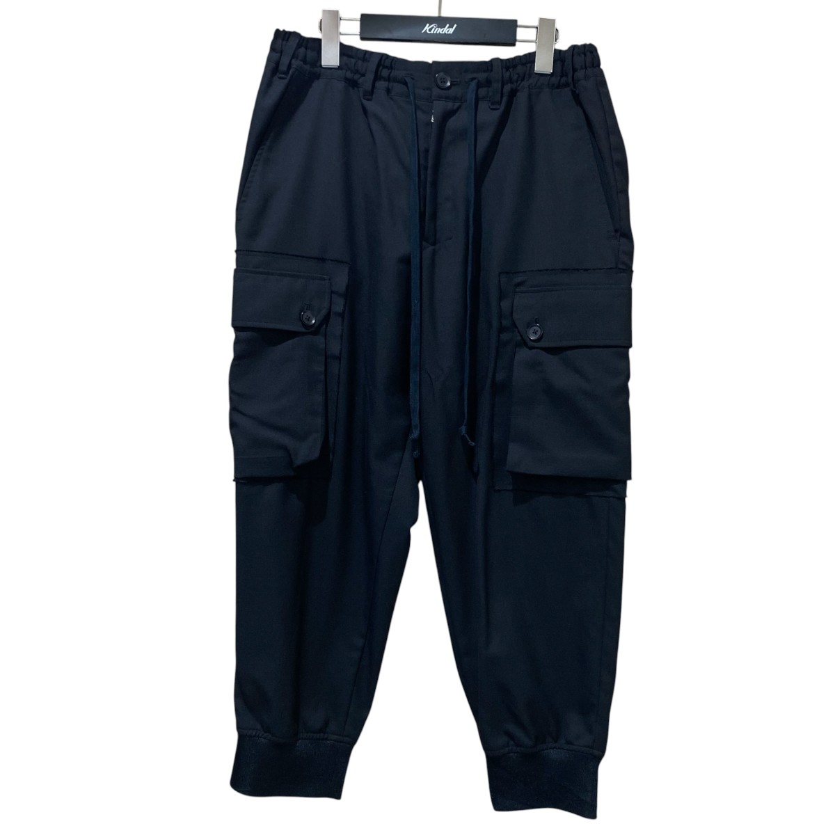 【中古】GROUND Y　Military Cargo Pants カーゴパンツ GN-P09-100 ブラック サイズ：3 【220726】（グラウンドワイ）｜ブランド古着のカインドオル