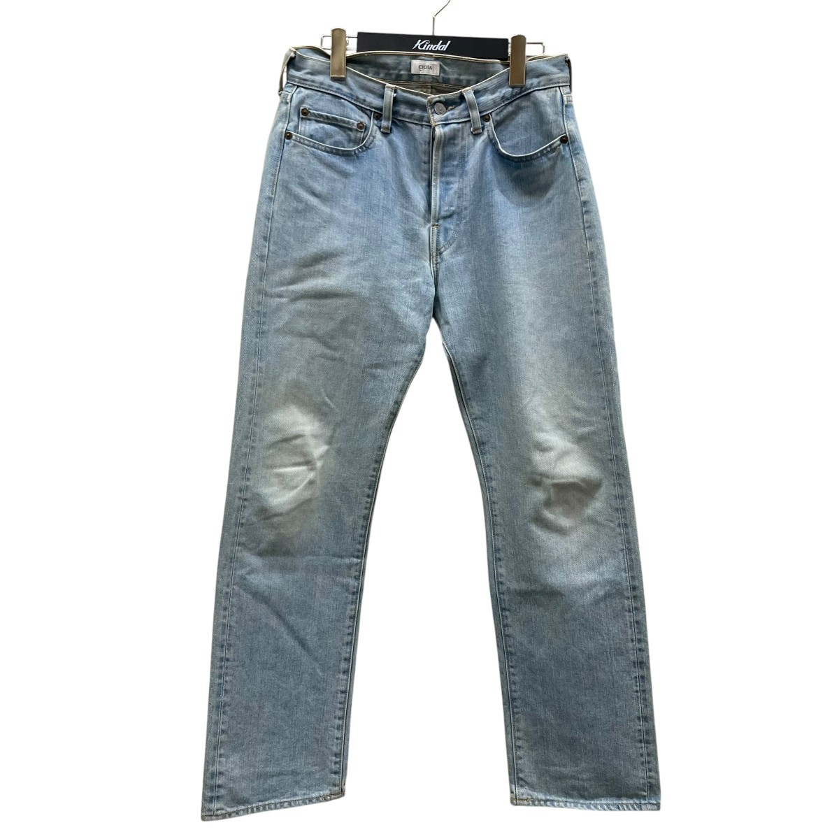 【中古】CIOTA　本藍スビンコットンストレートデニム デニムパンツ NPTM 7BEJS インディゴ サイズ：30 【220726】（シオタ）｜ブランド古着のカインドオル