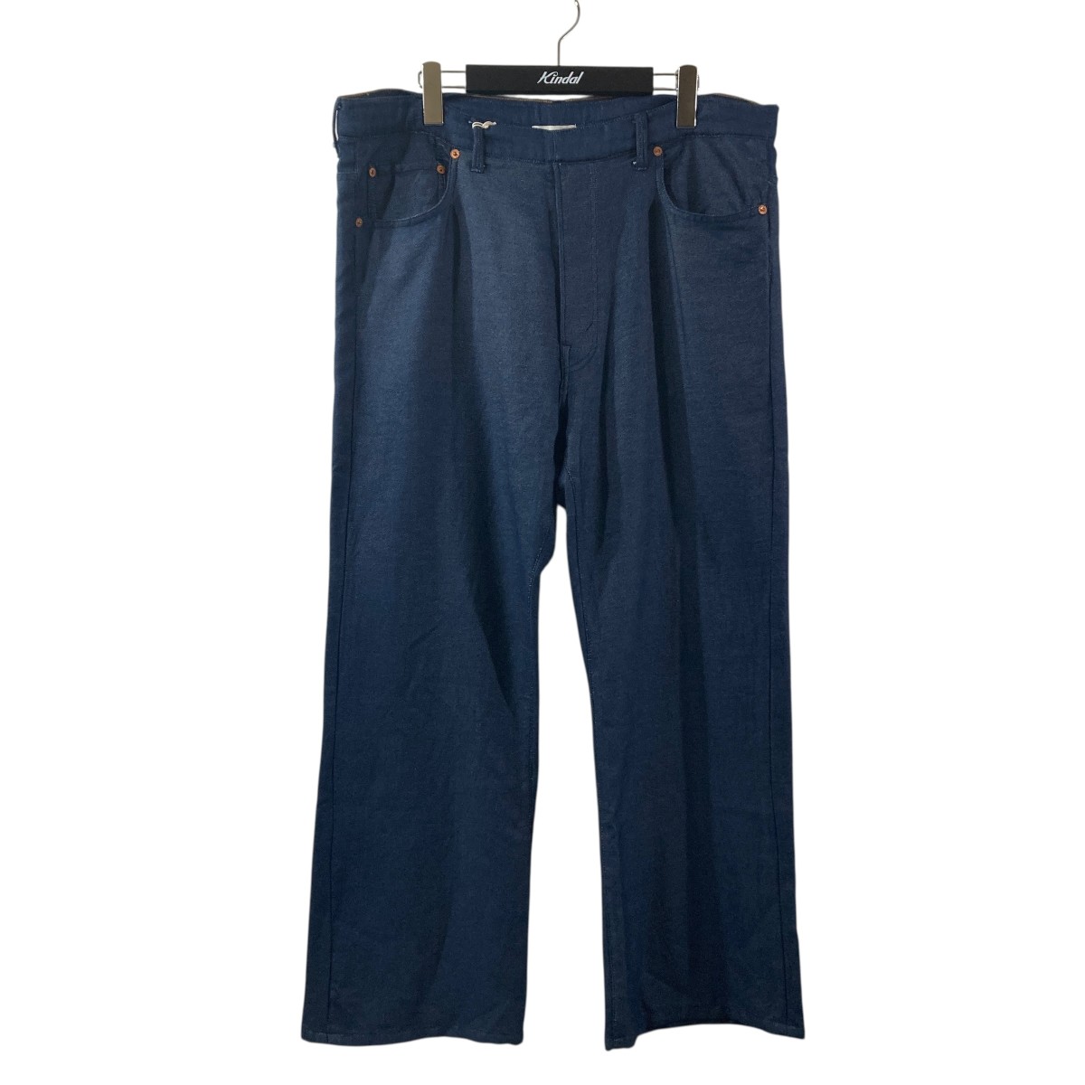 【中古】NICENESS ストールデニムセミフレアイージーパンツ NN-1602T17 ブルー サイズ:M 【230726】(ナイスネス)|ブランド古着のカインドオル