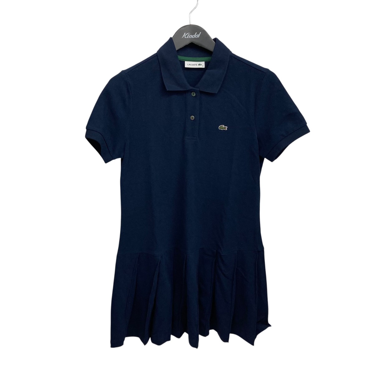 【中古】LACOSTE　ポロシャツワンピース EFIL01J-99 ネイビー サイズ：36 【230726】（ラコステ）｜ブランド古着のカインドオル