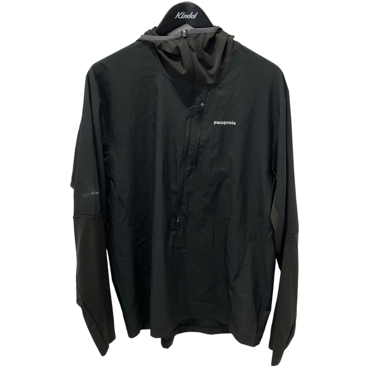 【中古】Patagonia 26SS メンズ・エアシェッド・プロ・プルオーバー ウインドブレーカー 24192SP26 ブラック サイズ:L 【230726】(パタゴニア)|ブランド古着のカインドオル
