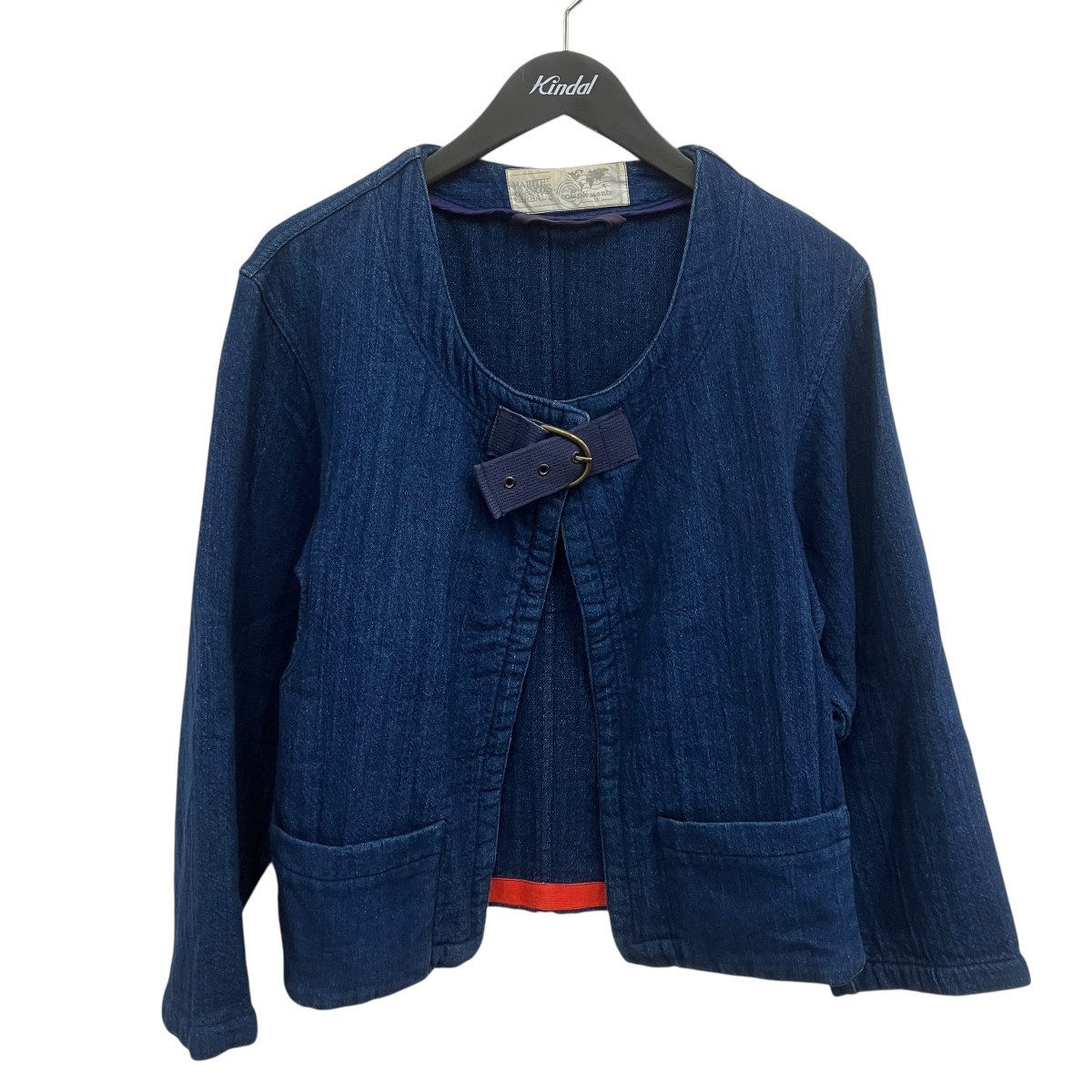 【中古】MARITHE+FRANCOIS GIRBAUD　デニムジャケット インディゴ サイズ：XS 【230726】（マリテフランソワジルボー）｜ブランド古着のカインドオル