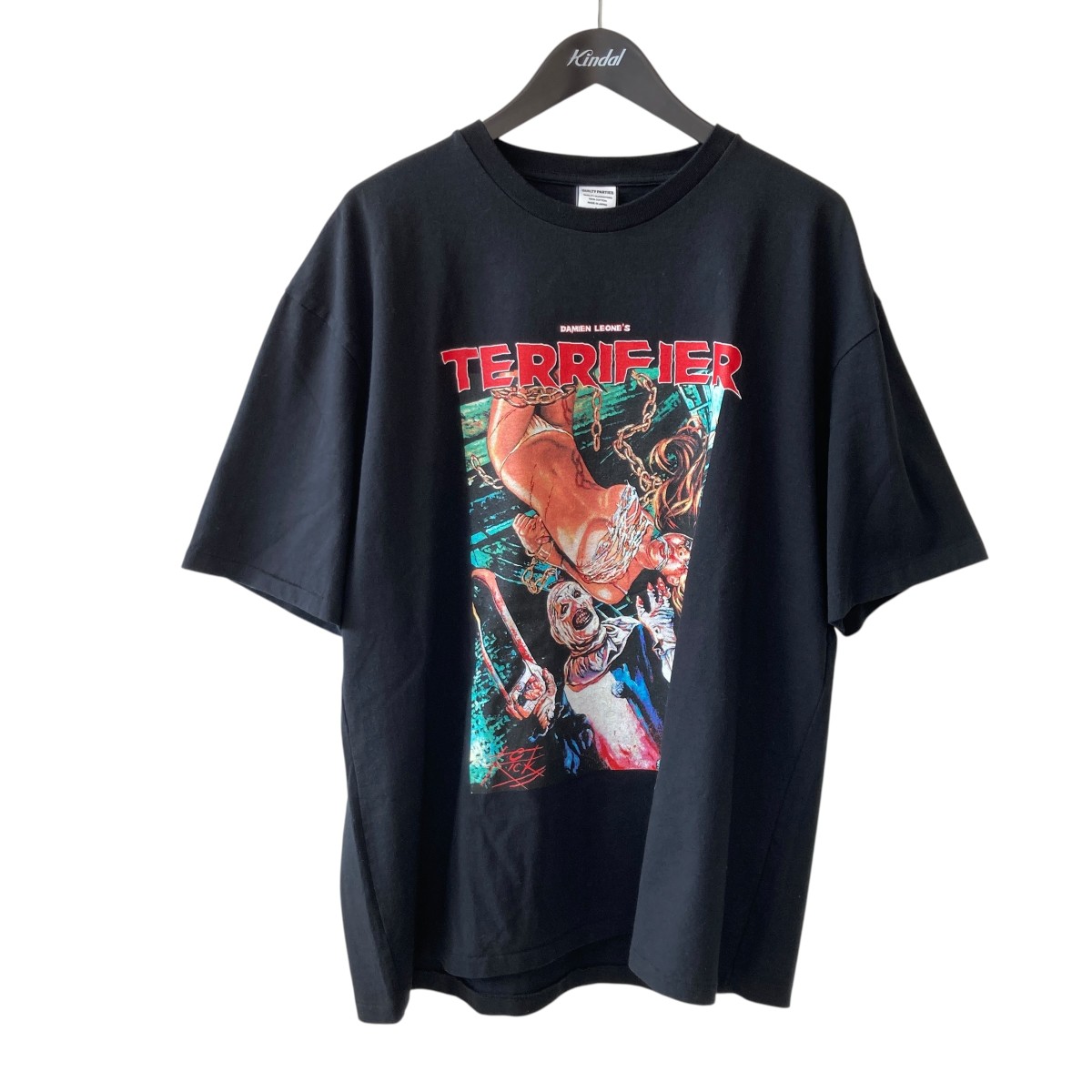 【中古】WACKO MARIA　TERRIFIER Tシャツ ブラック サイズ：L 【230726】（ワコマリア）｜ブランド古着のカインドオル