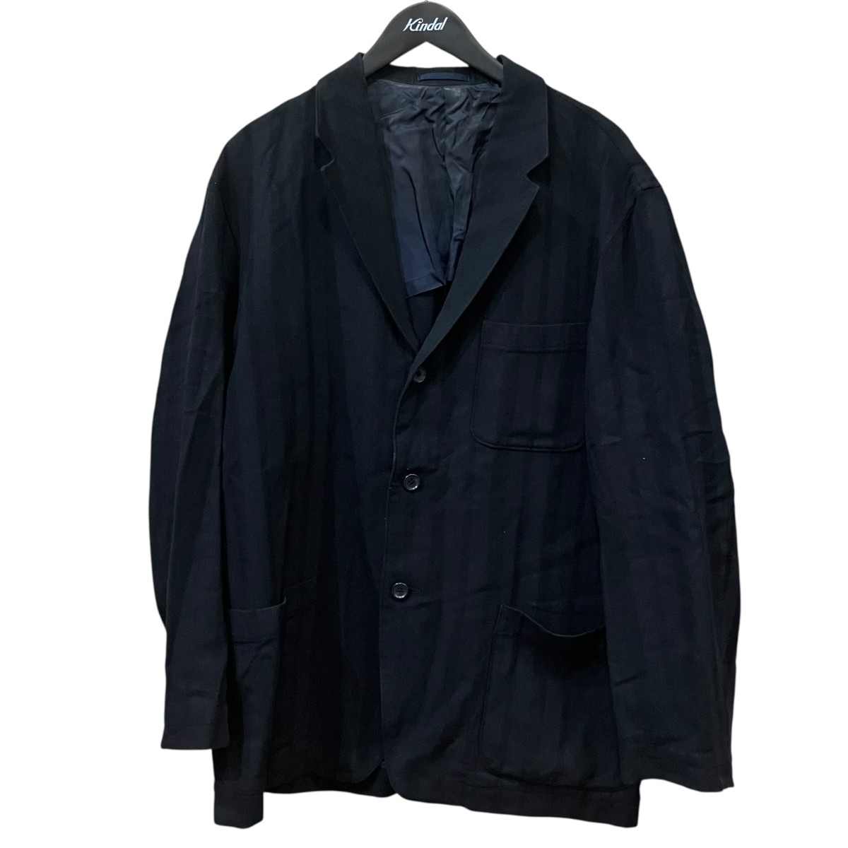 【中古】Y’S for men テーラードジャケット ブラック サイズ:S 【240726】(ワイズフォーメン)|ブランド古着のカインドオル