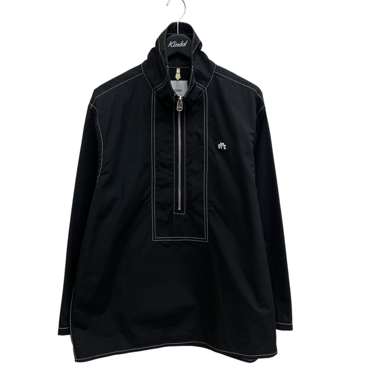【中古】OAMC　FLARE SHIRT ハーフジップブルゾン 22A28OAU05 ブラック サイズ：S 【240726】（オーエーエムシー）｜ブランド古着のカインドオル